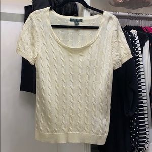 Short sleeve sweater